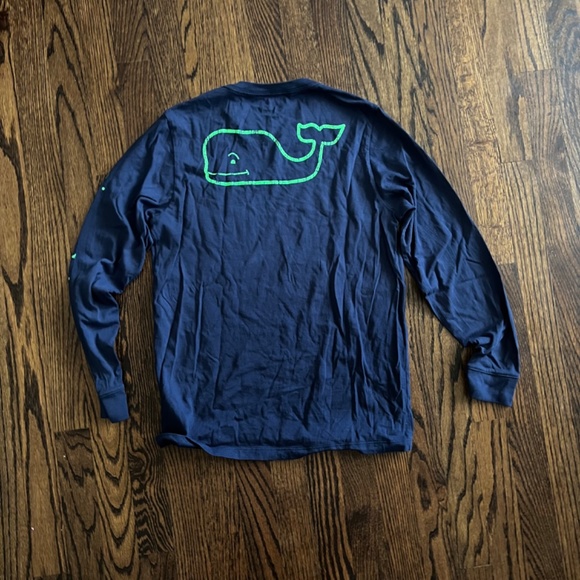 Vineyard Vines Boys Long sleeve pocket tee, L - Picture 2 of 3